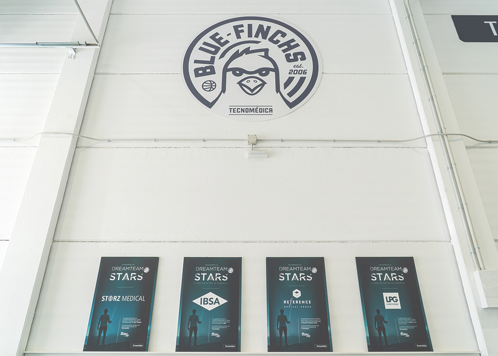 Instalaciones de la compañía, área Blue Finchs Arena