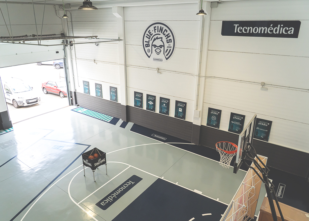 Instalaciones de la compañía, área Blue Finchs Arena